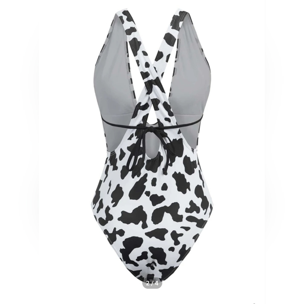 Cow Print Swim - Picture 2 of 3